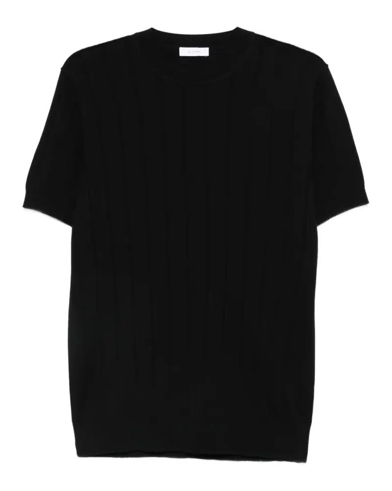 Diktat ribbed-knit sweater - Schwarz Schwarz