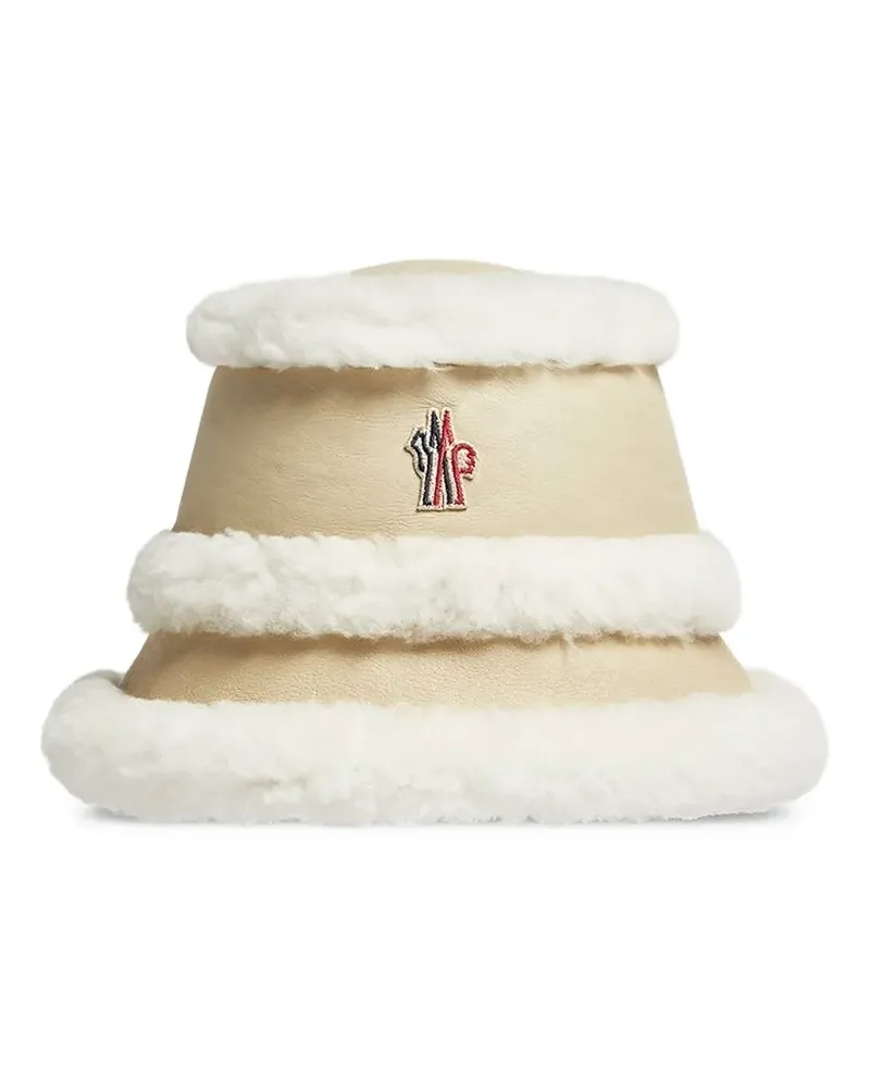 Moncler Fischerhut mit Shearling - Nude Nude