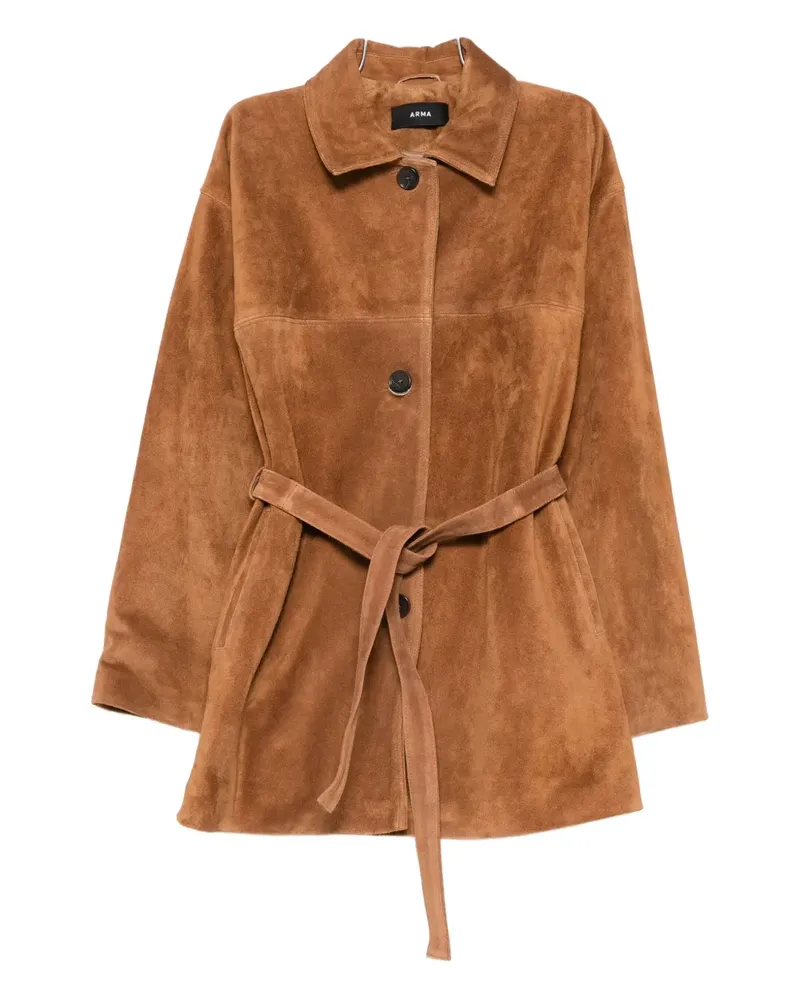 Arma Cressida suede jacket - Braun Braun