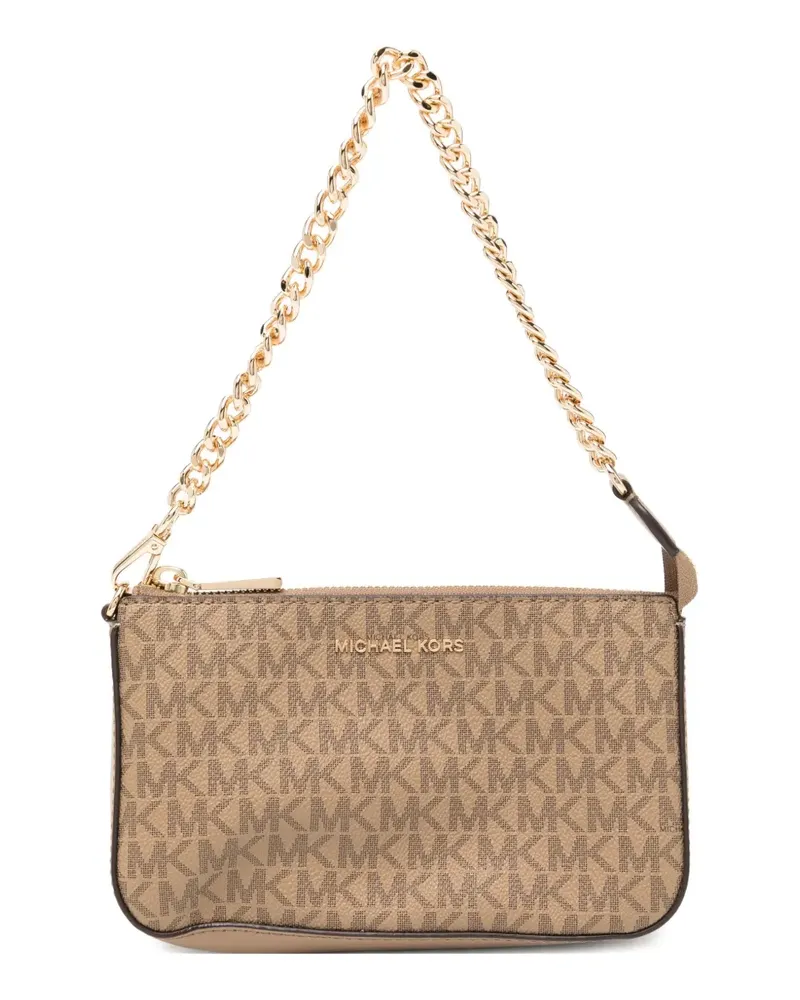 Michael Kors Mini-Tasche mit Monogramm-Print - Braun Braun