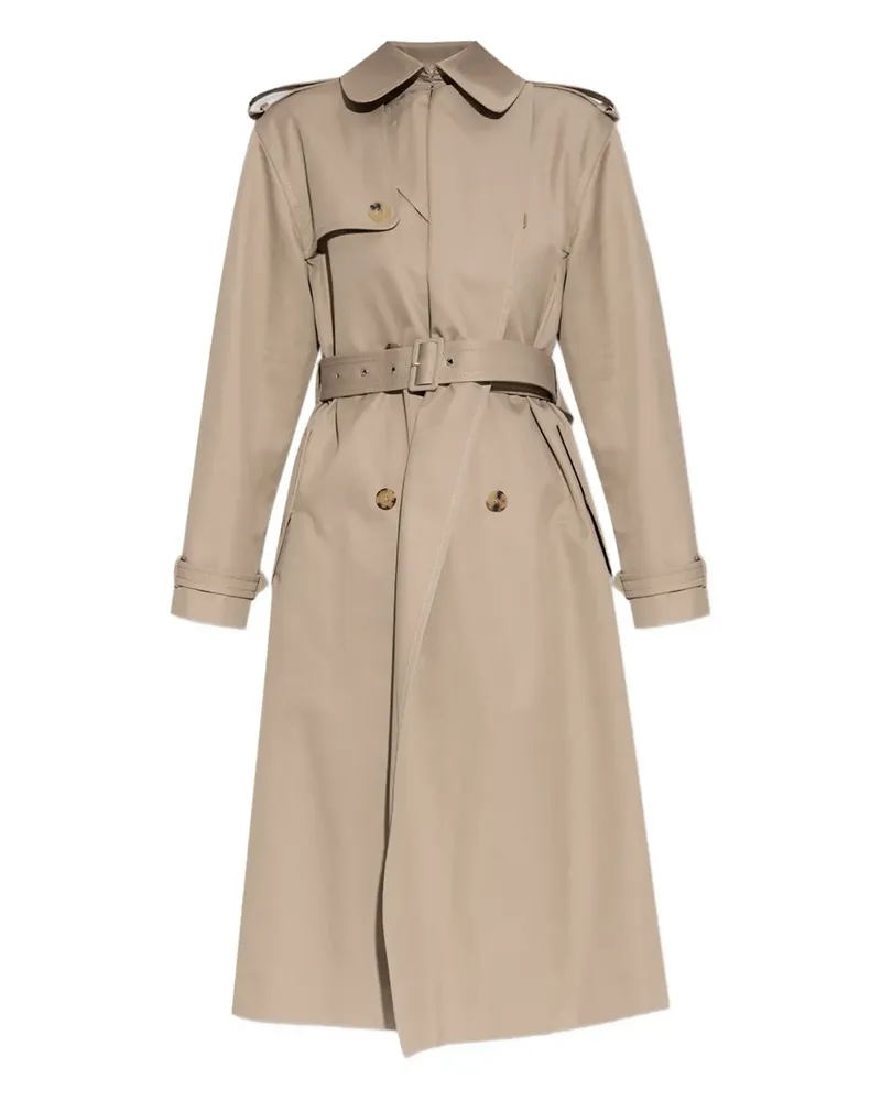 Alexander McQueen Zweireihiger Trenchcoat - Nude Nude