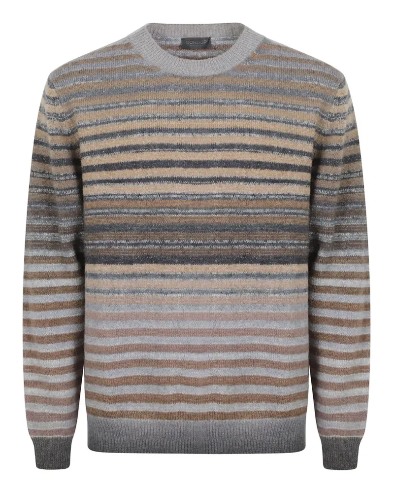 Dondup Gestreifter Pullover - Grau Grau