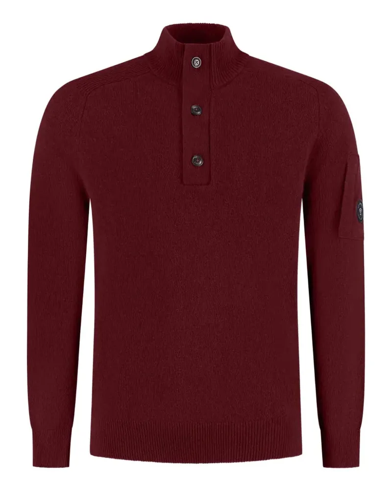 C.P. Company lambswool turtleneck Lens sweater - Rot Rot