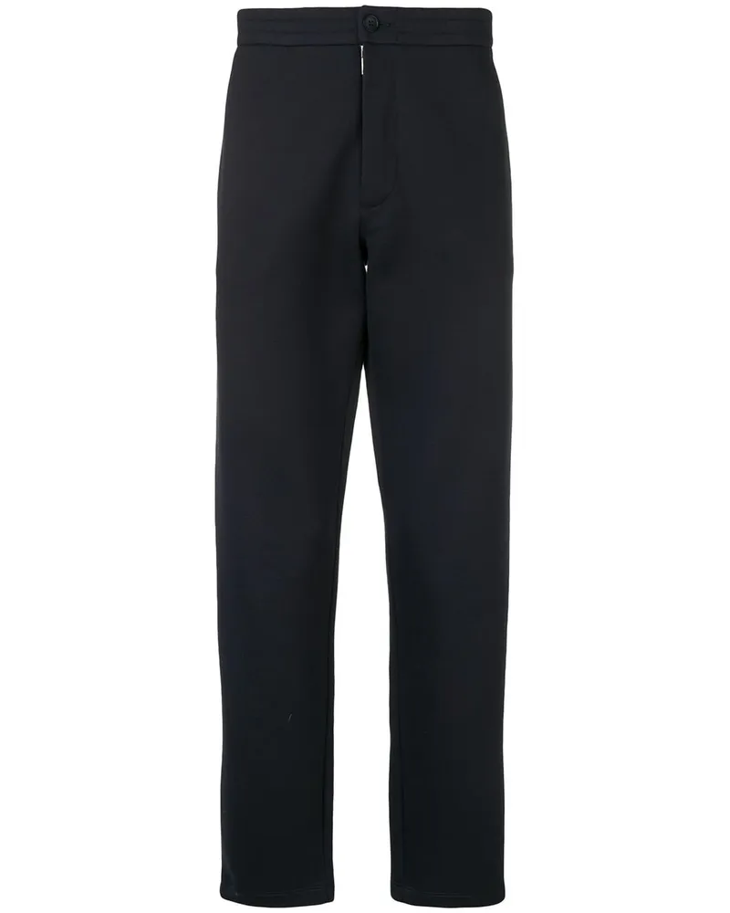 Giorgio Armani Klassische Tapered-Hose Blau
