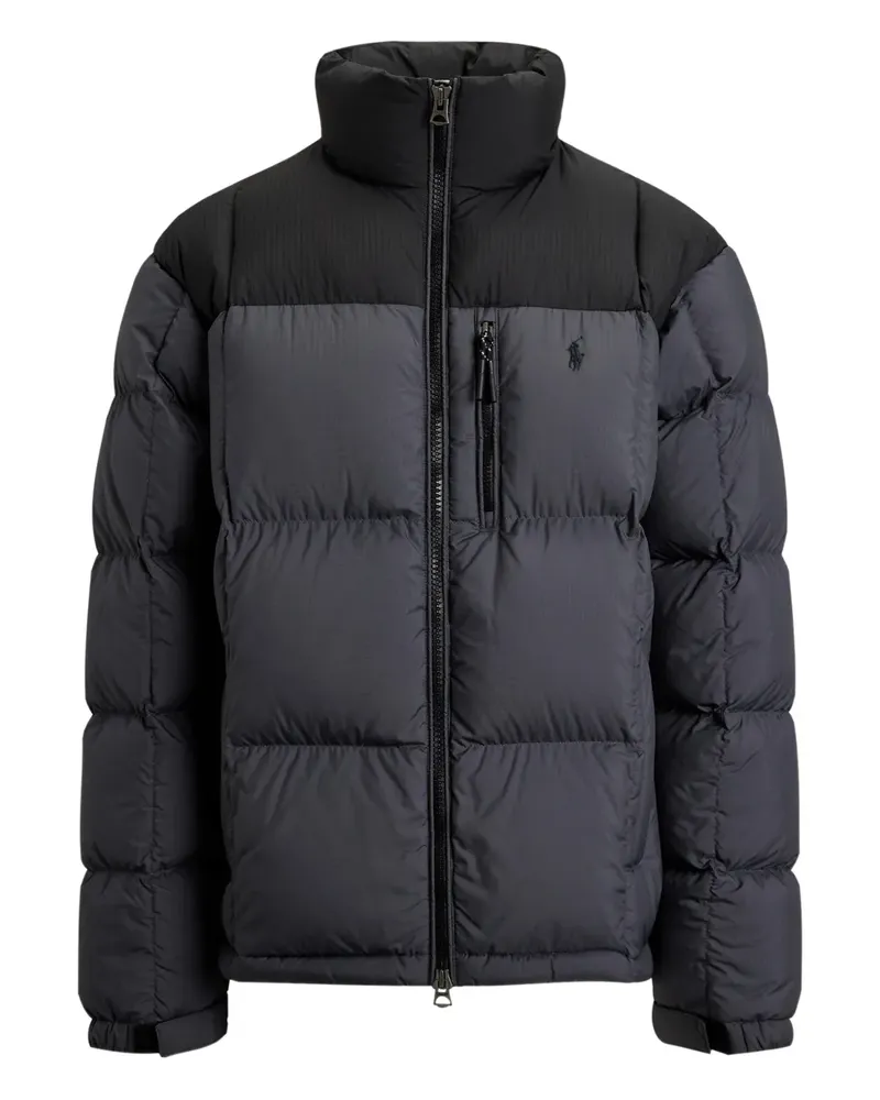 Ralph Lauren logo-embroidered bomber - Grau Grau