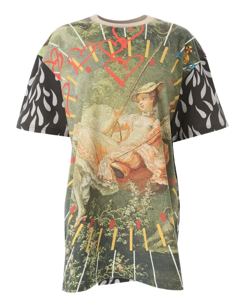 Vivienne Westwood Perù T-Shirt mit grafischem Print - Grün Grün