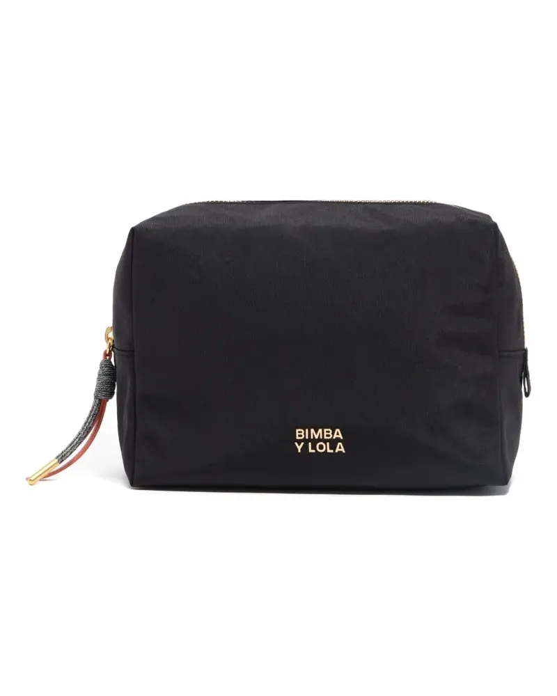 BIMBA Y LOLA Kosmetiktasche mit Reißverschluss - Schwarz Schwarz