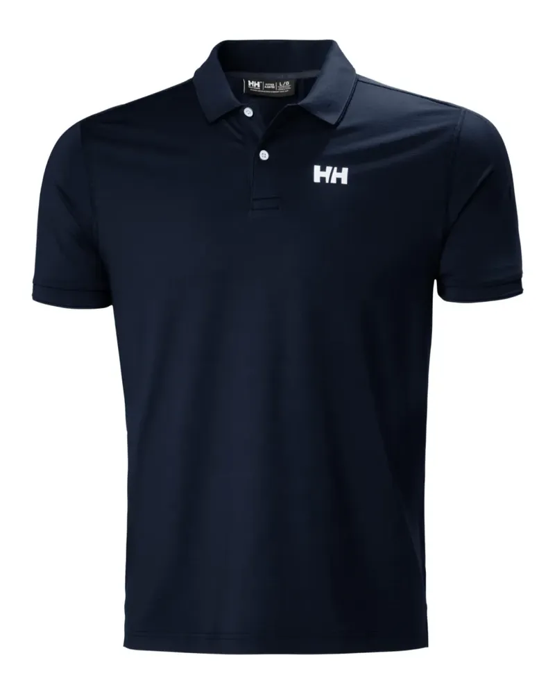 Helly Hansen Poloshirt mit Logo-Print - Blau Blau