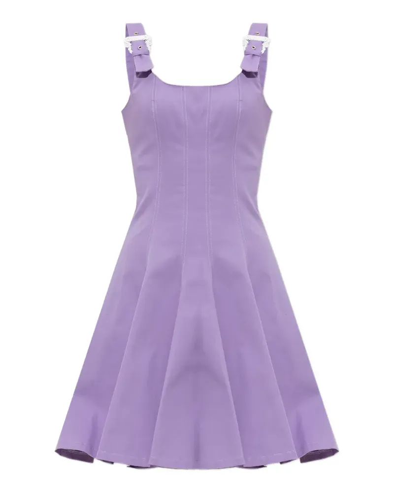 Versace Jeans buckle strap dress - Violett Violett