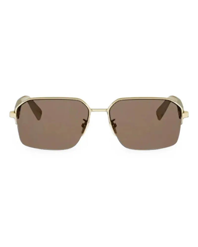 Bulgari square-frame sunglasses - Gold Gold