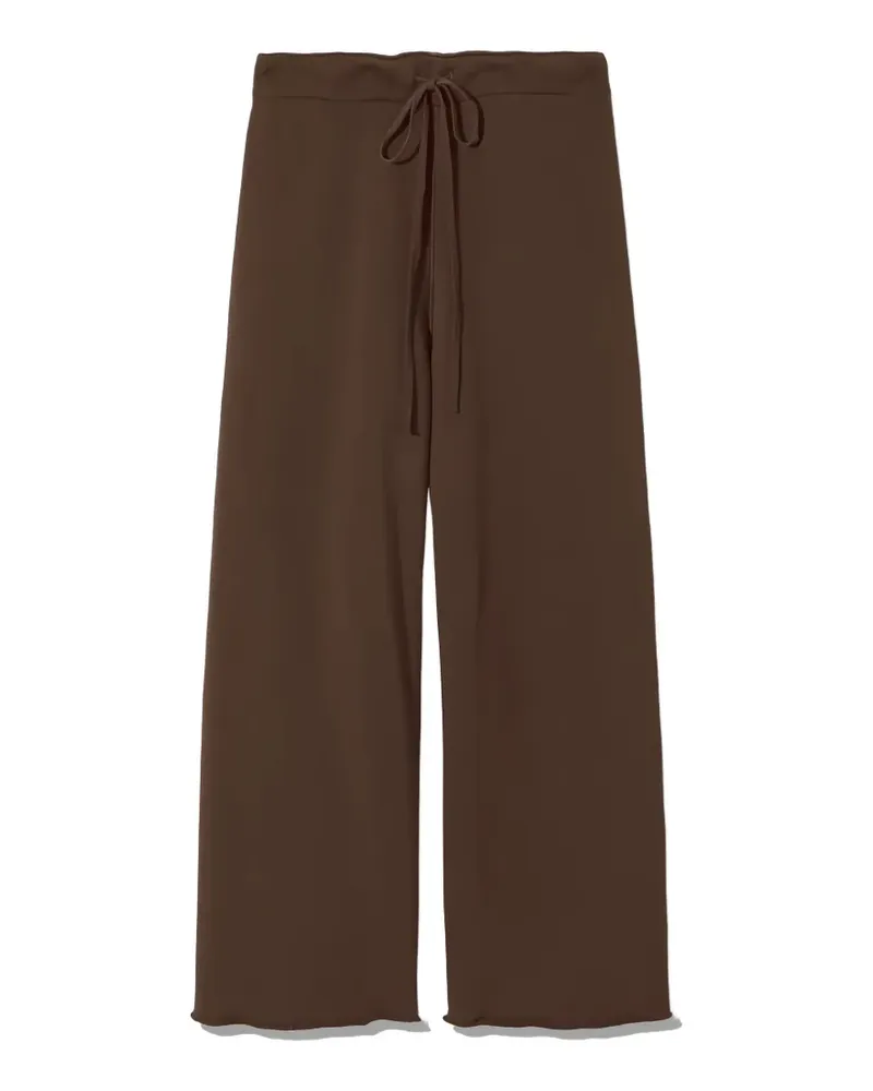 Nili Lotan Kiki raw-cut trousers - Braun Braun