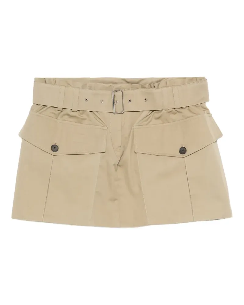 IRO Inoa belted mini skirt - Nude Nude