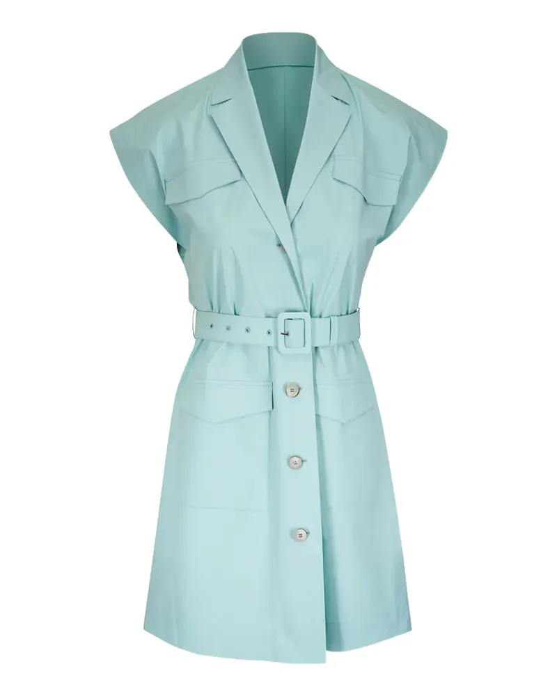 Antonelli Firenze belted button-down mini shirt dress - Grün Grün