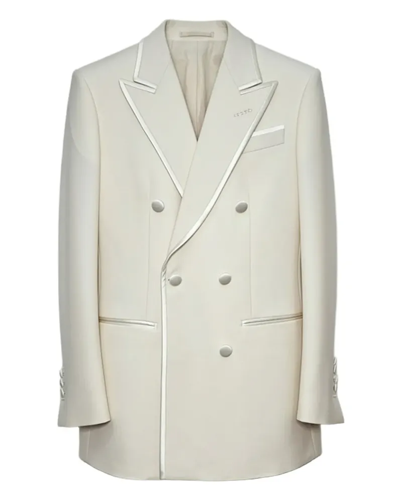 Tom Ford Doppelreihige Smoking-Jacke - Weiß Weiß