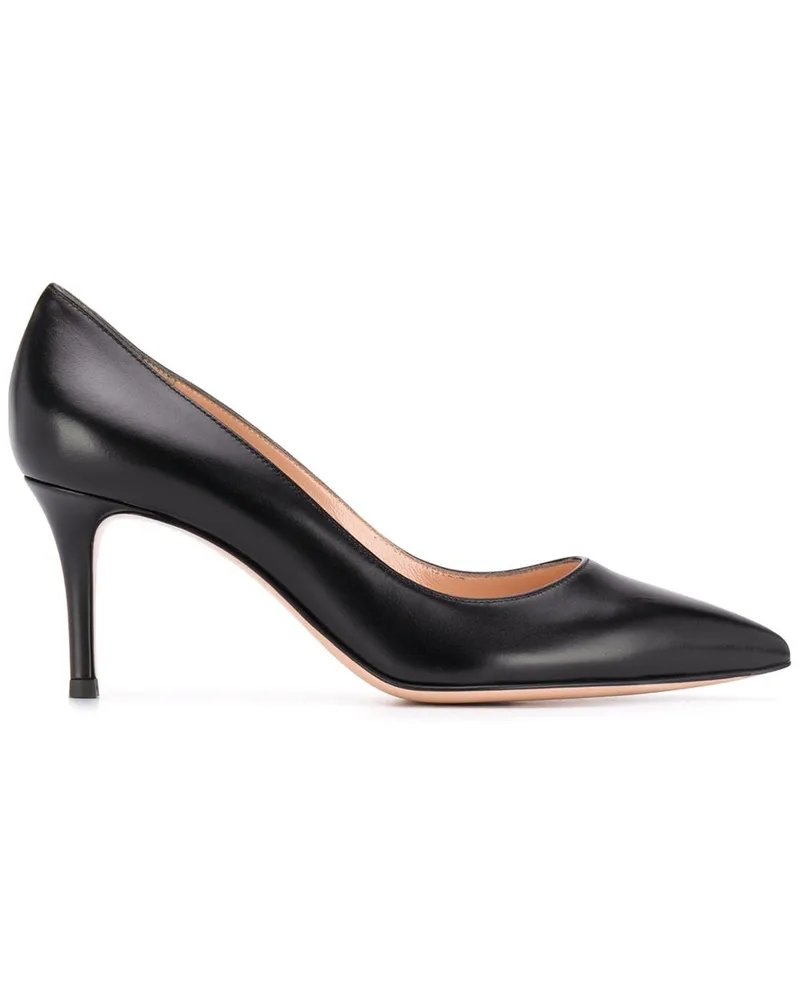 Gianvito Rossi Pumps mit spitzer Kappe - Schwarz Schwarz