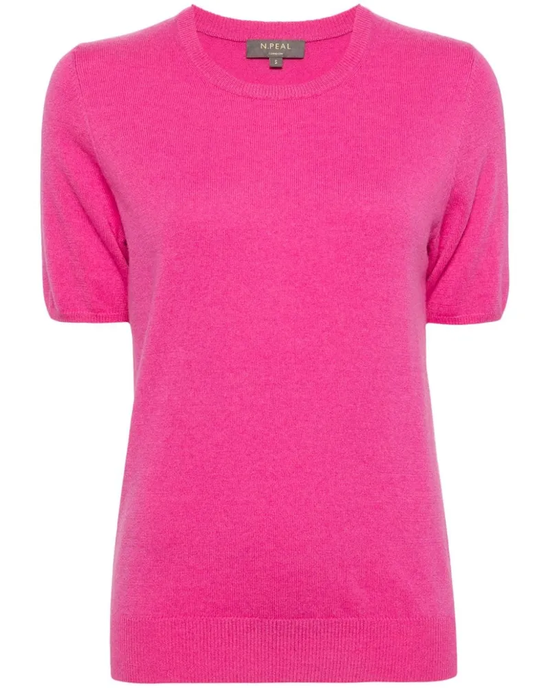 N.Peal Milly Top aus Kaschmir Rosa