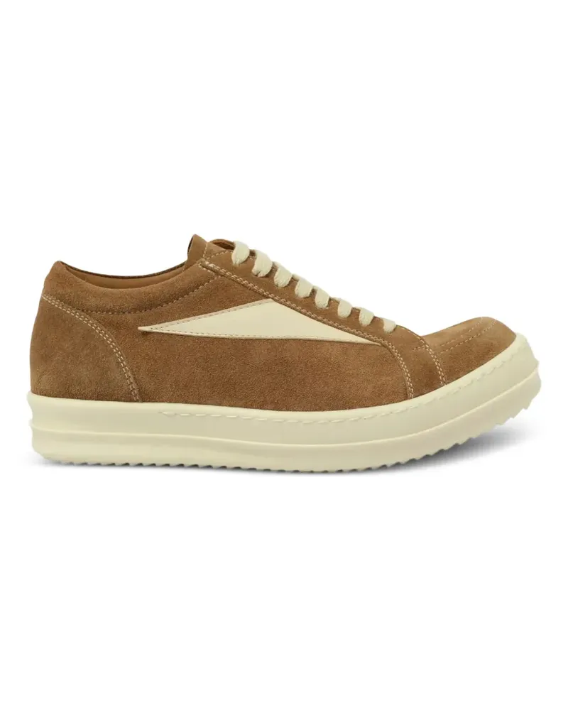 Rick Owens x Marais leather sneakers - Braun Braun