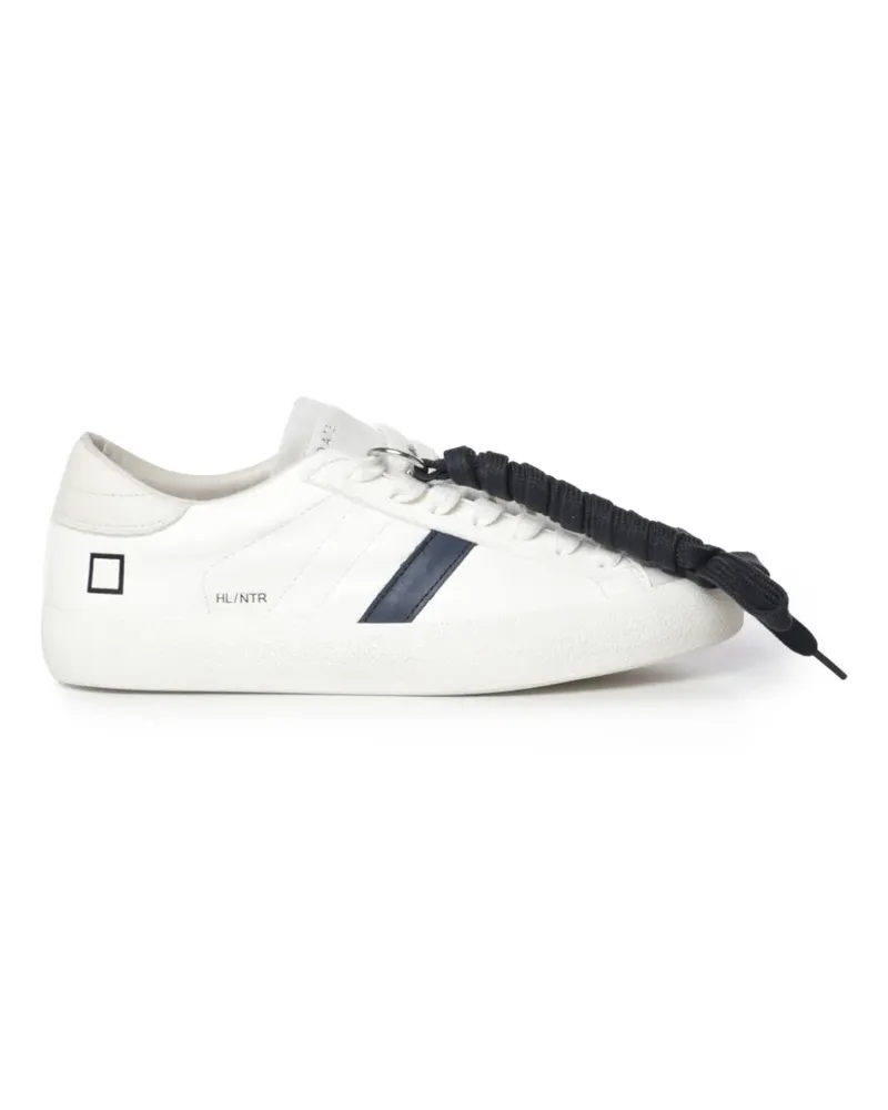 D.A.T.E. Sneakers mit Logo-Print - Weiß Weiß
