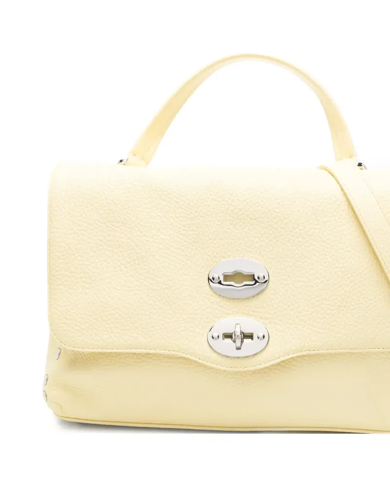 Zanellato Kleine Postina® Tote Bag mit Drehverschluss - Gelb Gelb