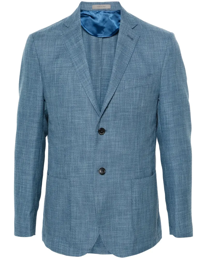 Corneliani Meliertes Sakko - Blau Blau