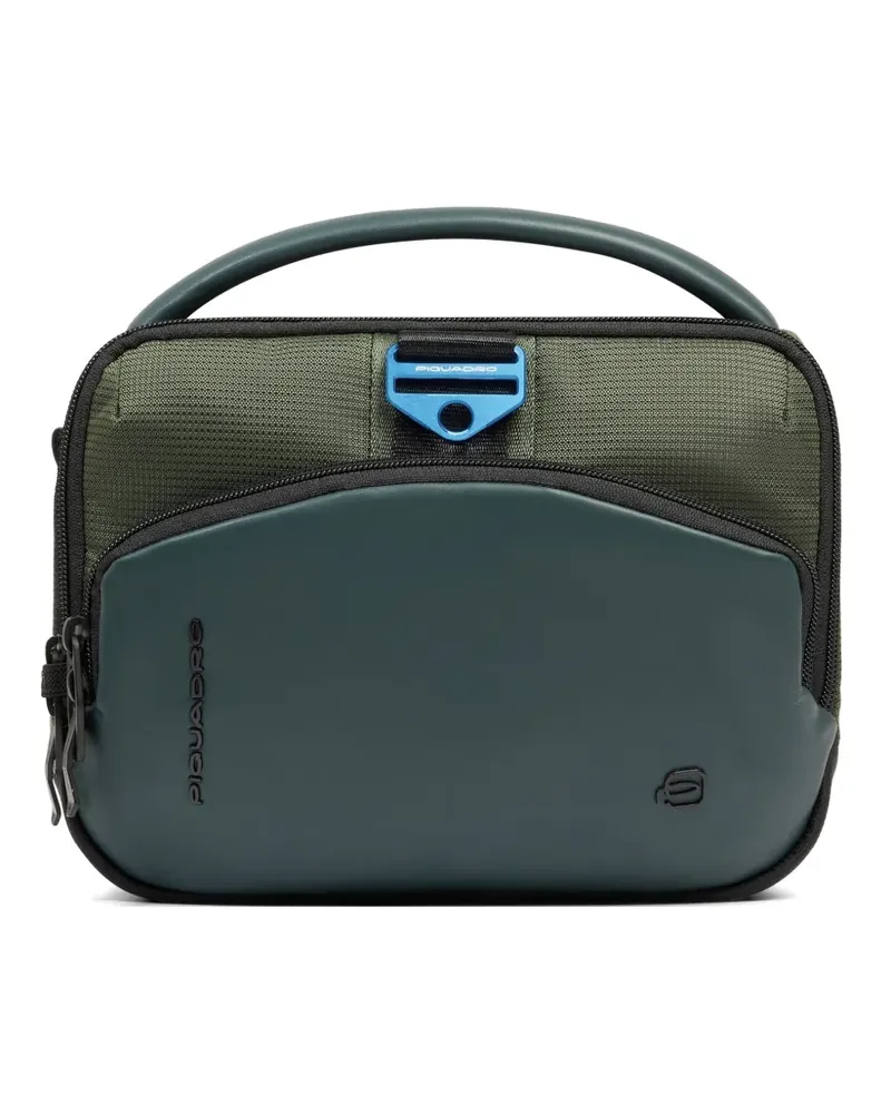 Piquadro handle zip crossbody bag - Grün Grün
