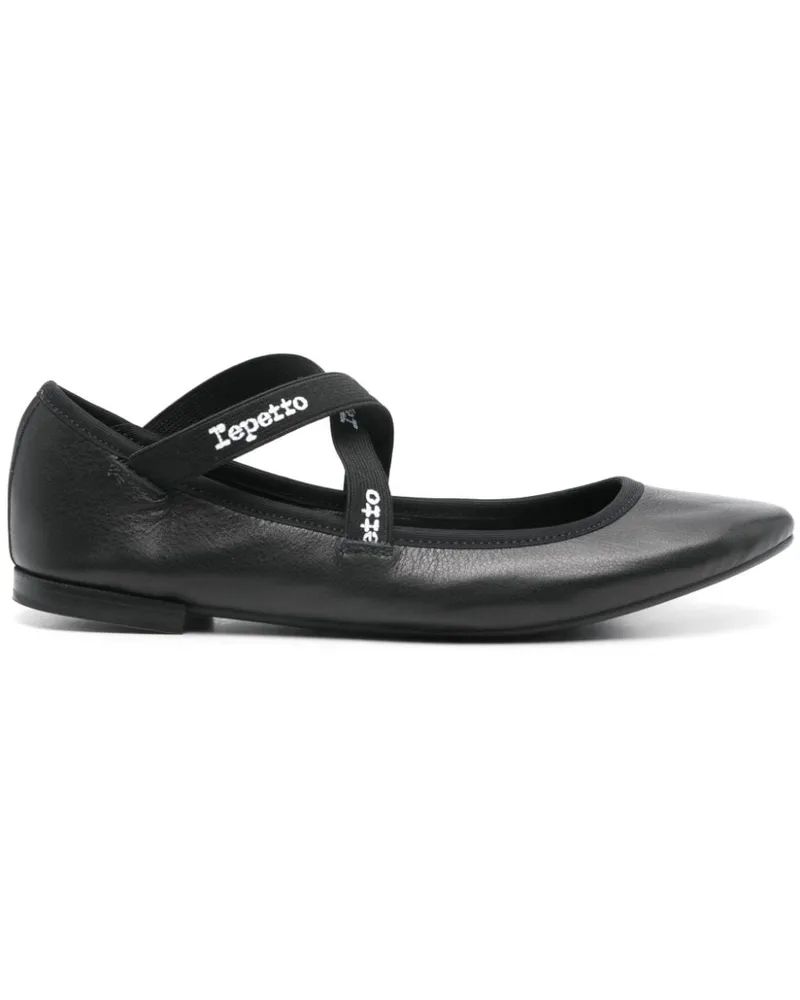 Repetto Klassische Ballerinas - Schwarz Schwarz