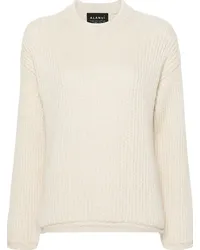 Alanui Gerippter Strickpullover Nude