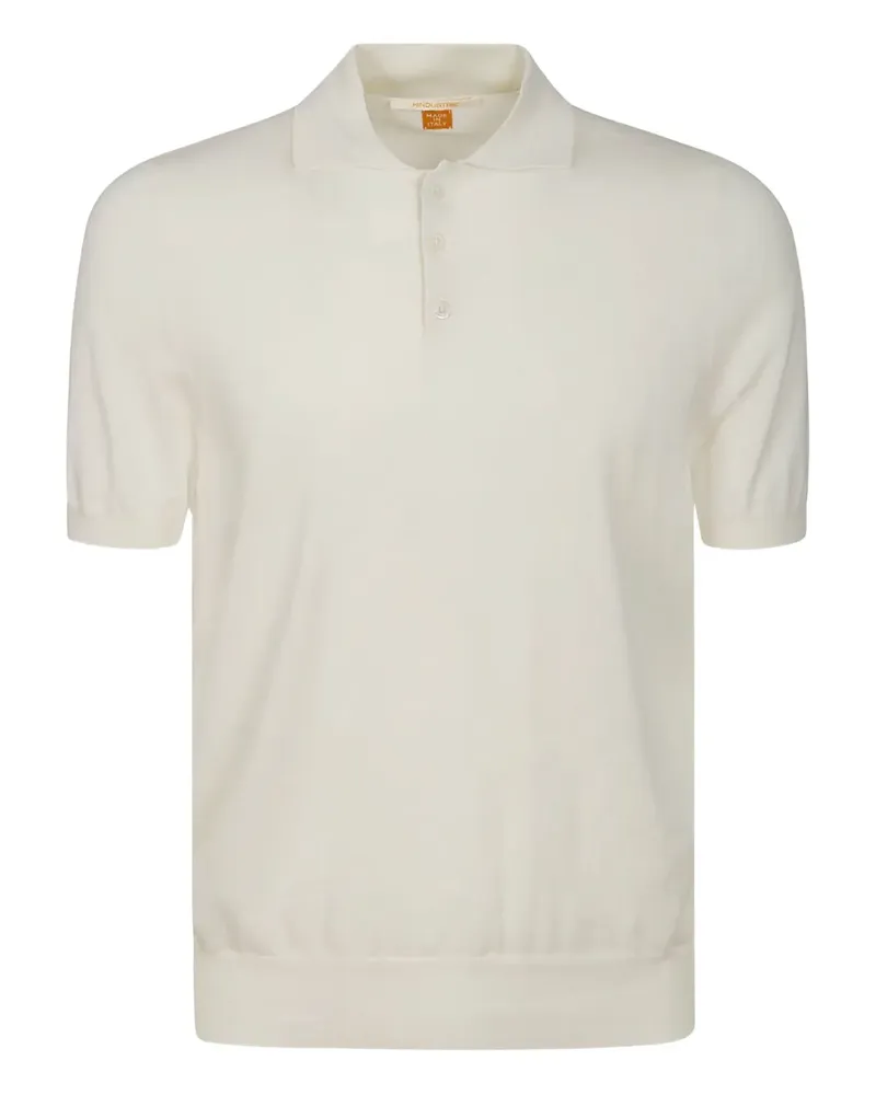 Alpha Industries Poloshirt mit Knopfverschluss - Nude Nude