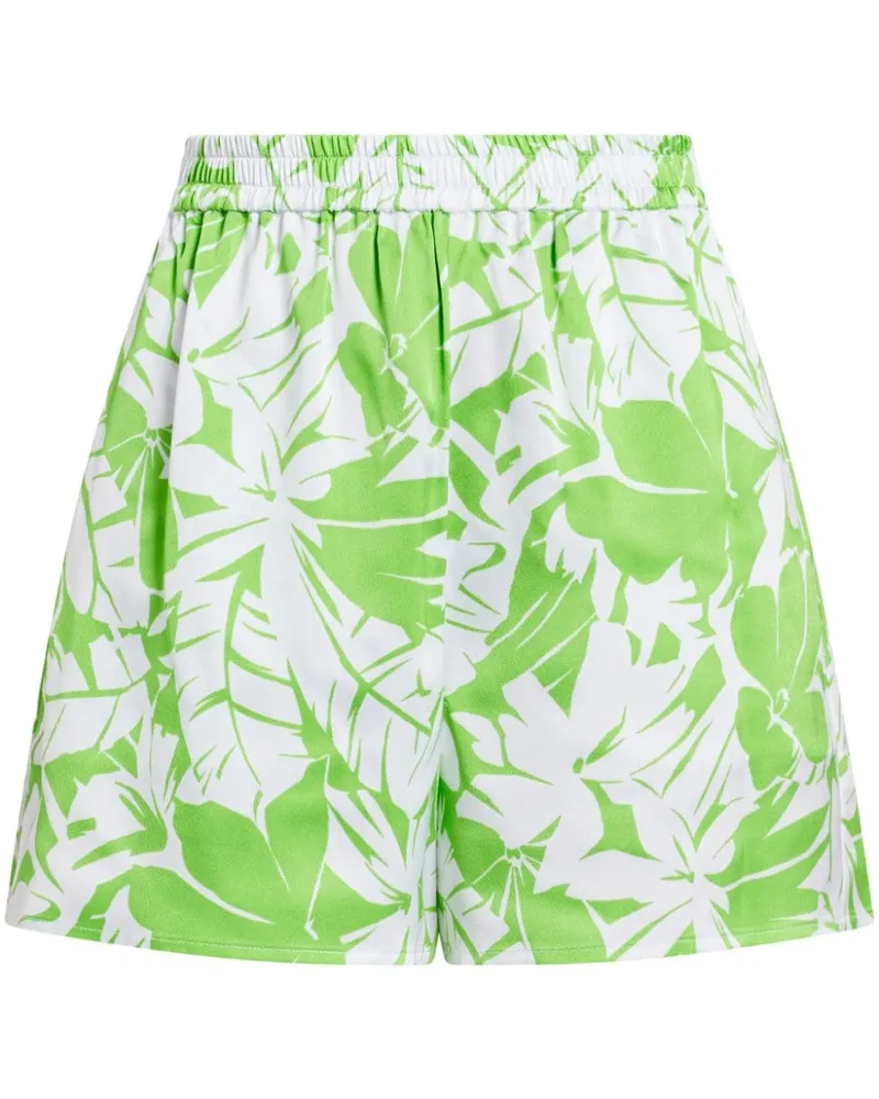 Michael Kors Palm Shorts mit elastischem Bund - Grün Grün
