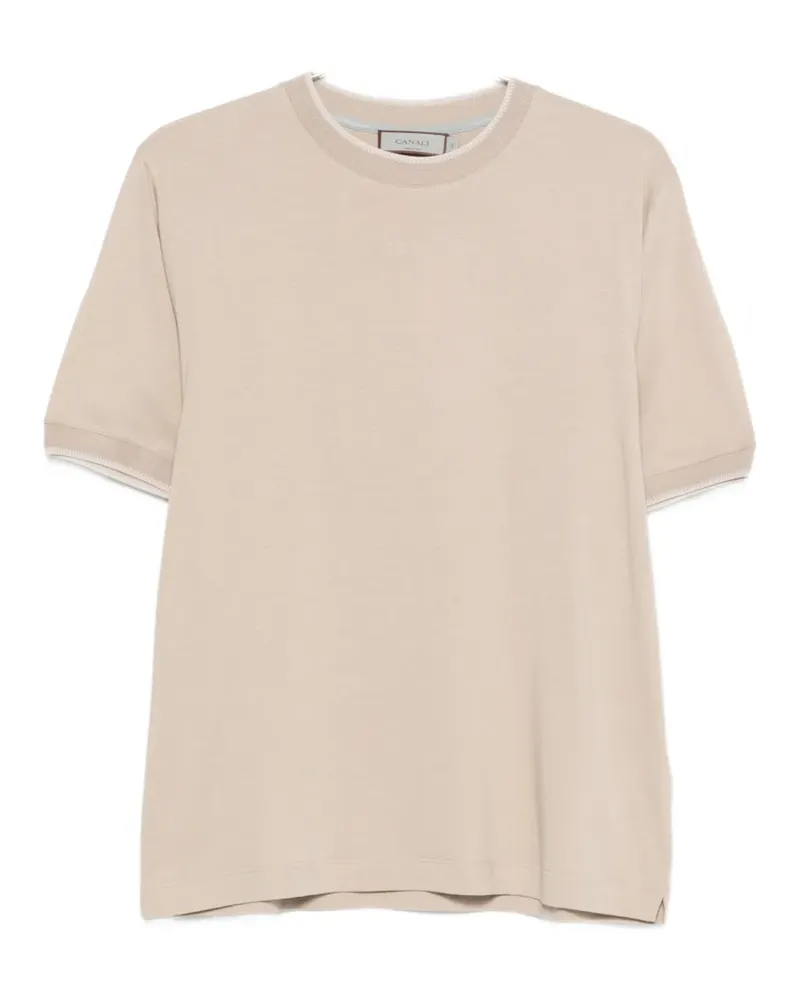 Canali short-sleeveT-shirt - Nude Nude