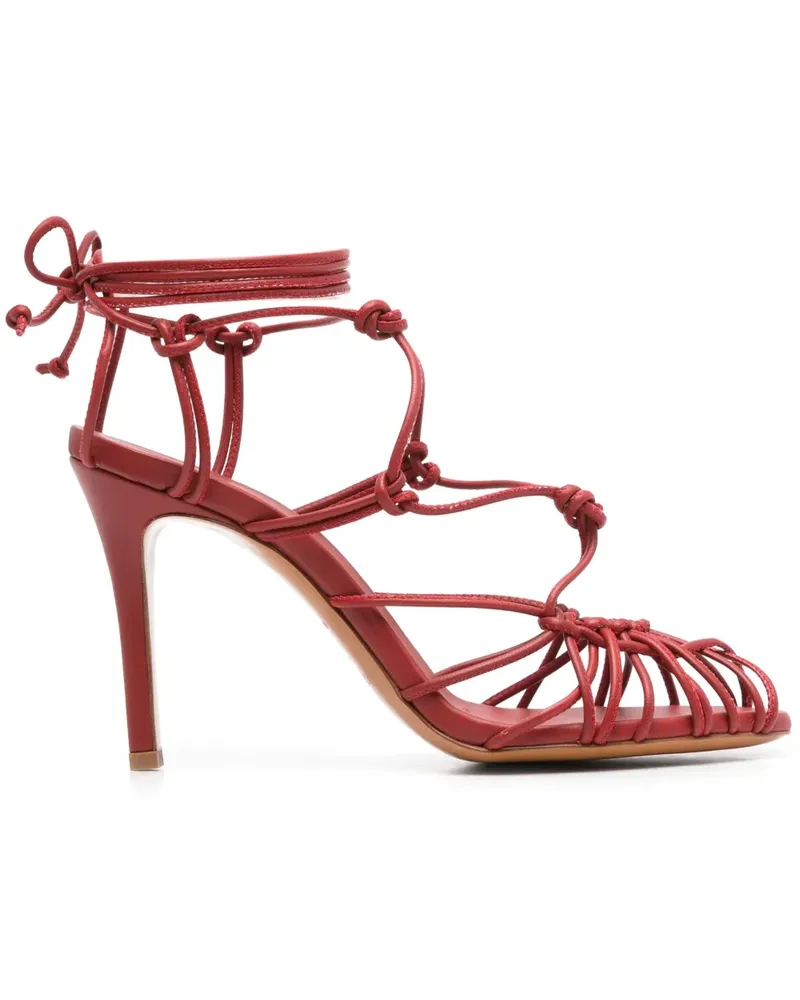 forte_forte Sandalen mit schmalem Absatz 95mm - Rot Rot