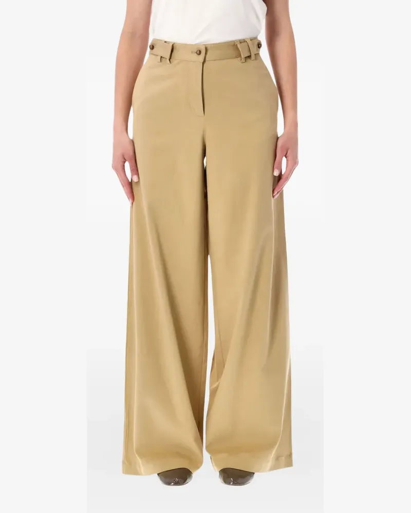 Sessùn Wesley wide-leg trousers - Nude Nude