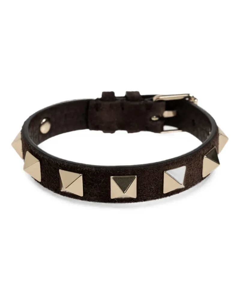 Valentino Garavani Rockstud-embellished bracelet - Braun Braun
