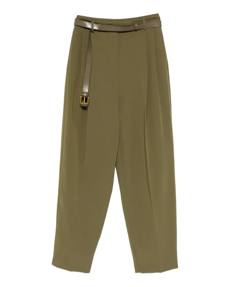 IMPERIAL belted pleated trousers - Grün Grün