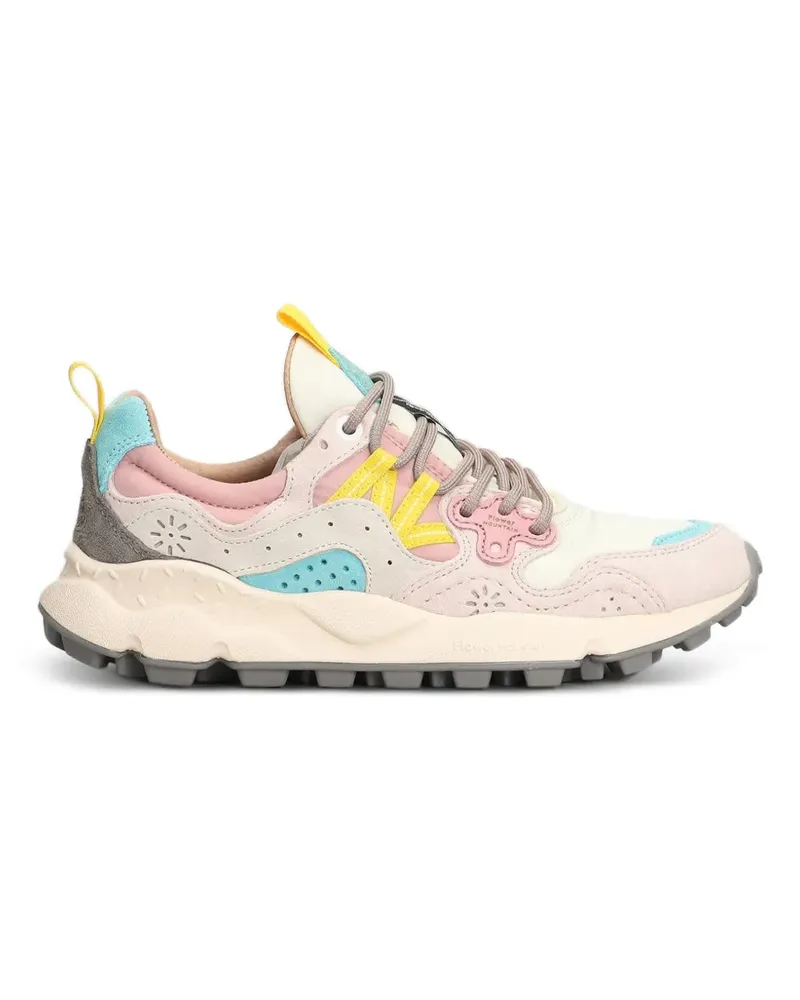 Flower MOUNTAIN Yamano 3 panelled sneakers - Nude Nude