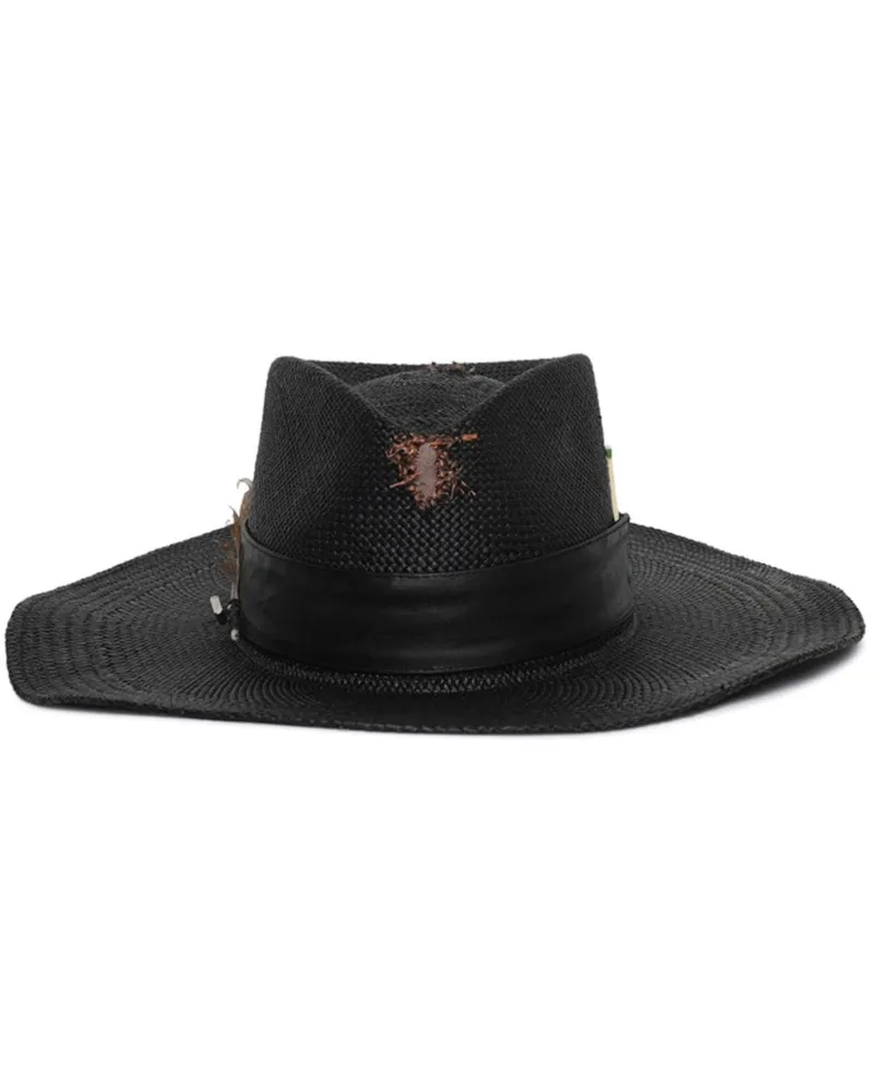 Nick Fouquet Ranch Water Fedora - Schwarz Schwarz