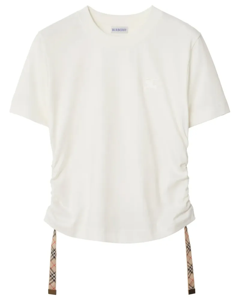 Burberry T-Shirt mit karierten Details - Nude Nude