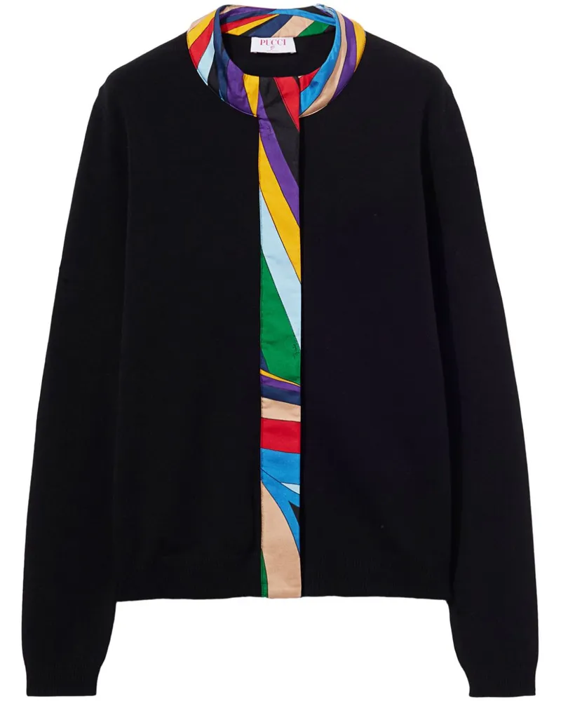 Emilio Pucci Cardigan mit mehrfarbigen Details - Schwarz Schwarz