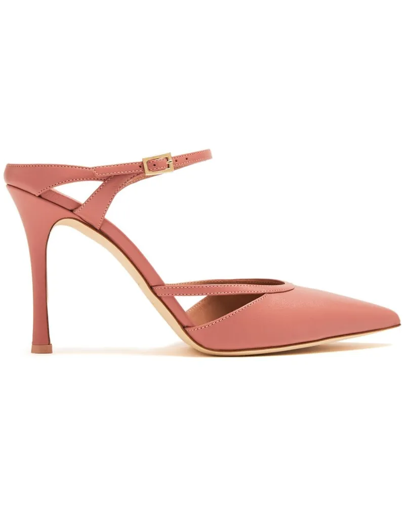 Malone Souliers Yola Mules 90mm - Rosa Rosa