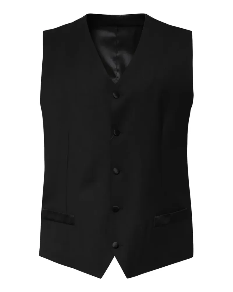 Dolce & Gabbana Geknöpfte Weste - Schwarz Schwarz