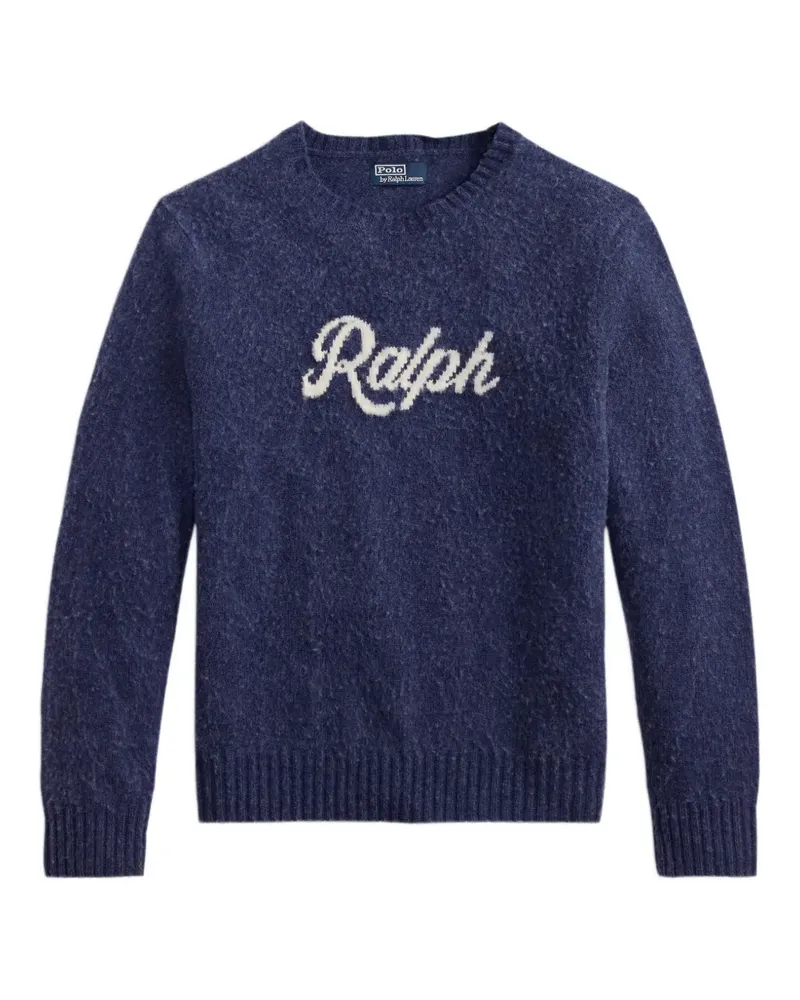Ralph Lauren Pullover mit Logo-Intarsie - Blau Blau