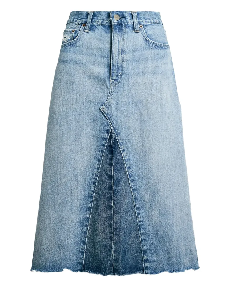 Ralph Lauren Patchwork-Jeansrock - Blau Blau
