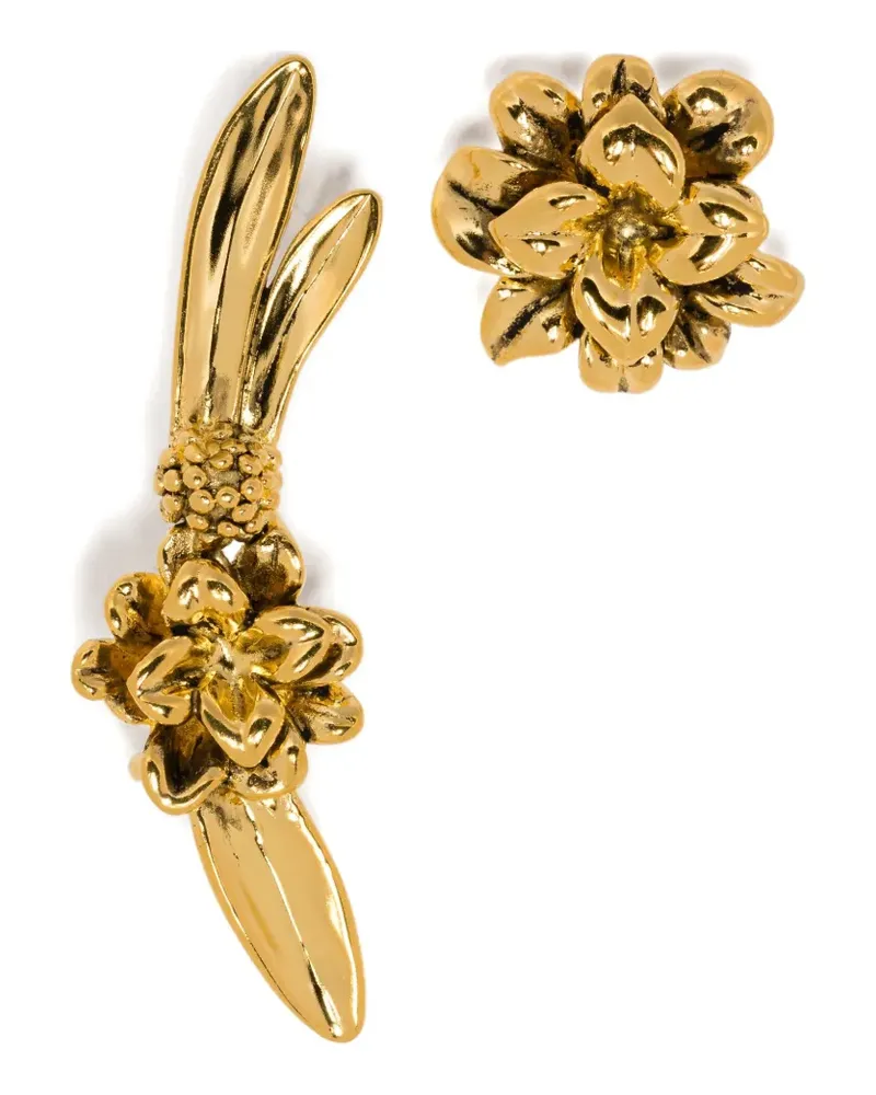 Aurélie Bidermann Anthos asymmetrical earrings - Gold Gold