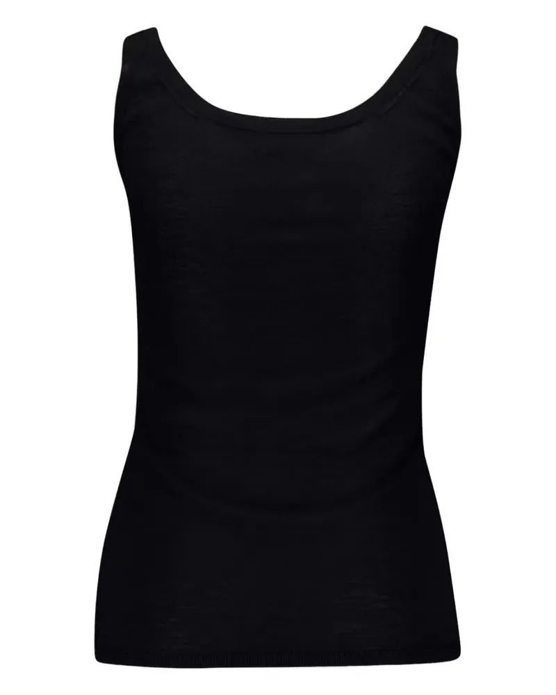 Gabriela Hearst Toby Tanktop - Schwarz Schwarz