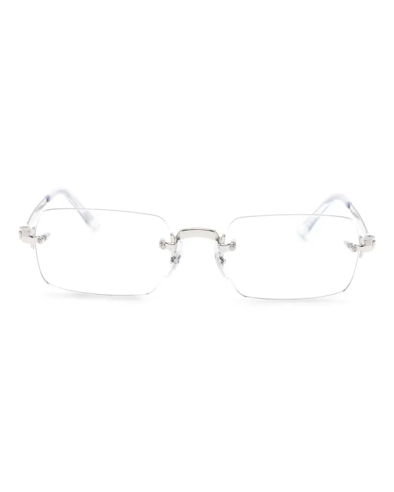 Ray Ban x Asap Rocky Brille mit eckigem Gestell - Silber Silber