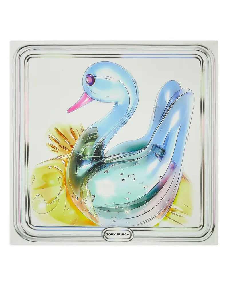 Tory Burch Lucky Duck Halstuch - Blau Blau