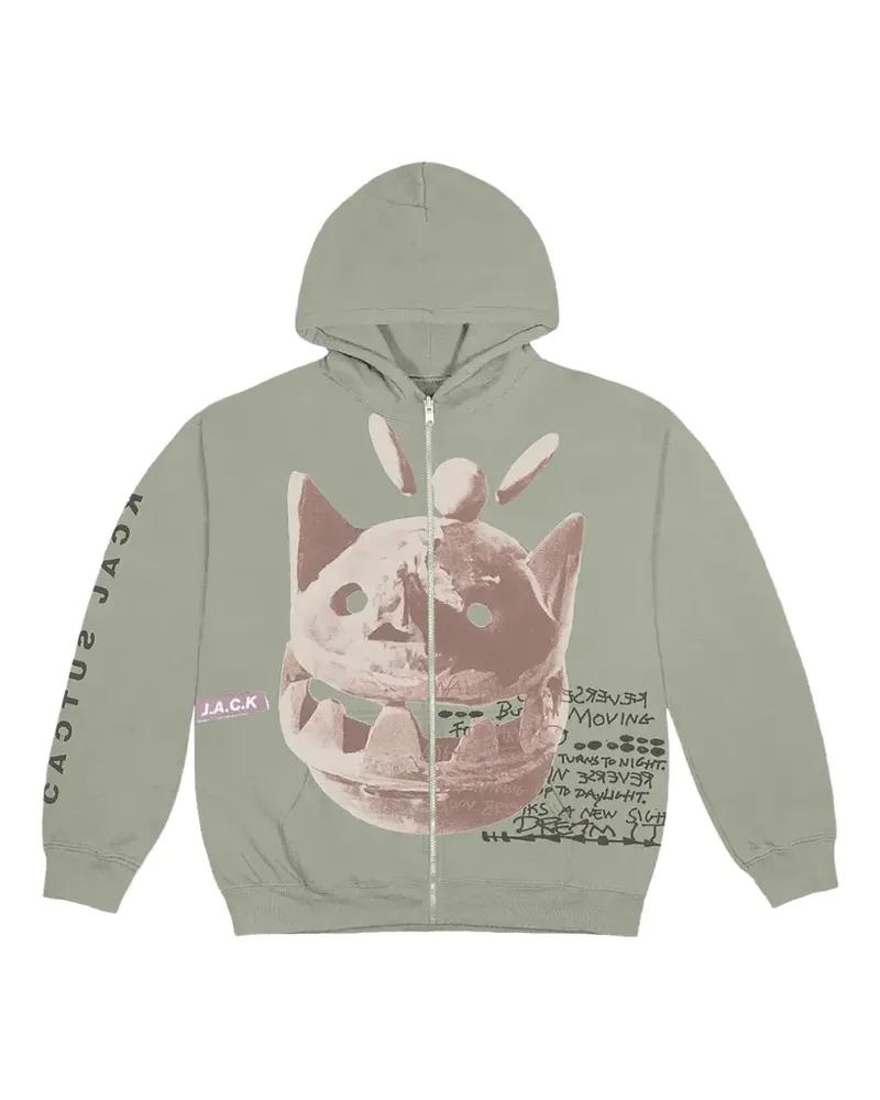 Travis Scott zip hoodie - Grün Grün