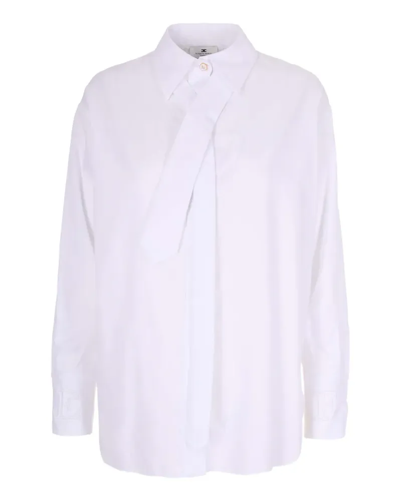 Elisabetta Franchi tie-cuff shirt - Weiß Weiß