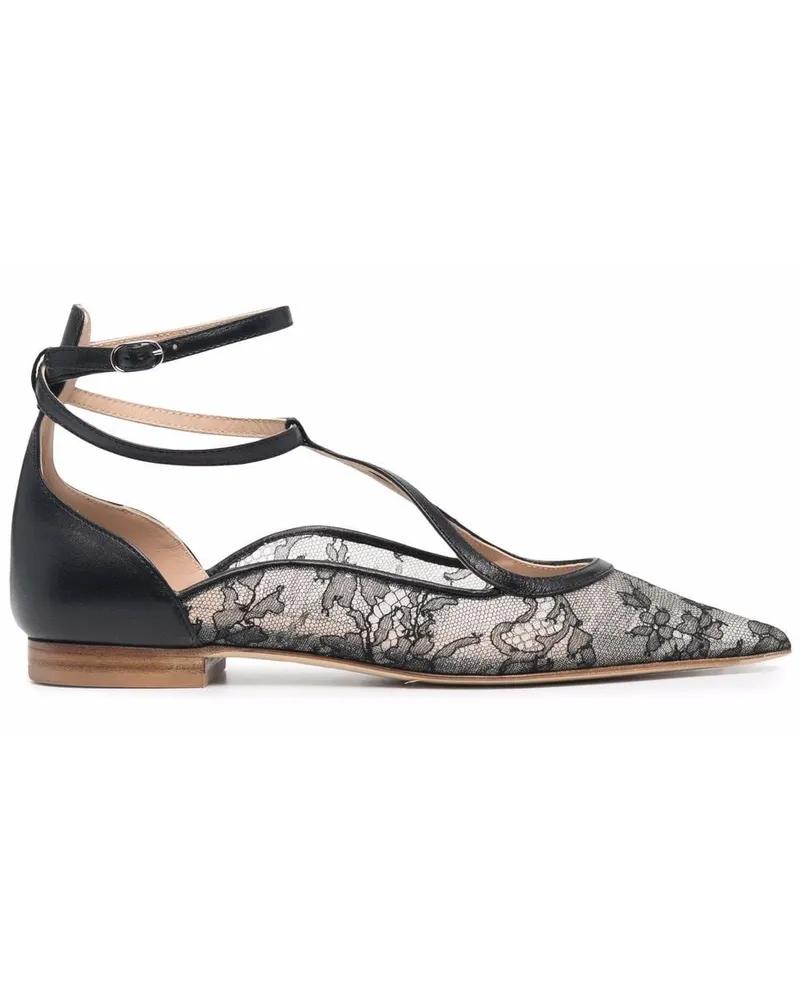 Scarosso Gae Ballerinas - Schwarz Schwarz