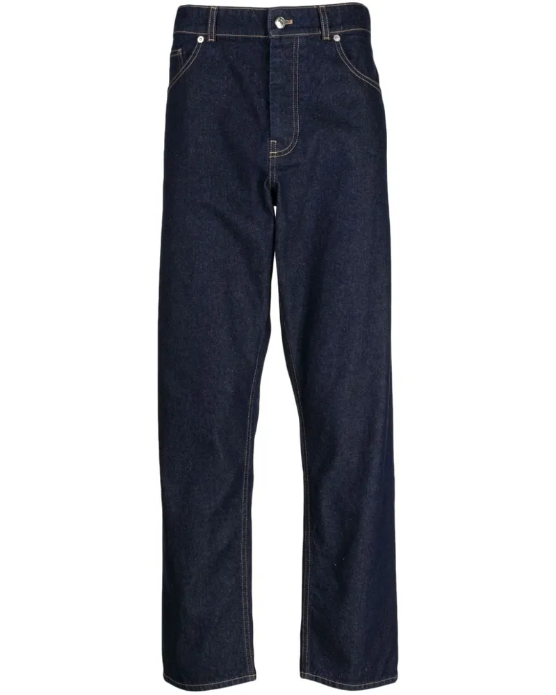 Kitsuné Jeans mit geradem Bein - Blau Blau